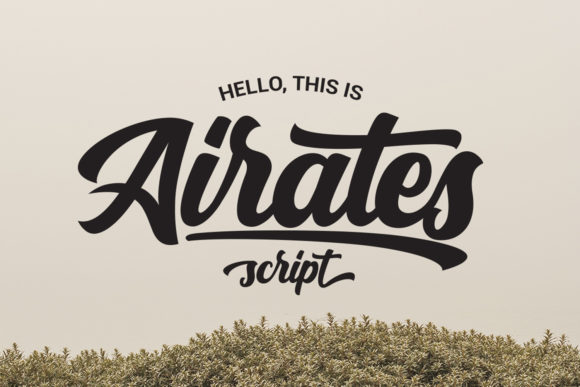 Airates: A Stylish Handwritten Font for Web Design