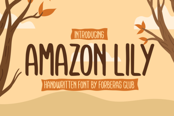 Amazon Lily Font for Web Design and Branding