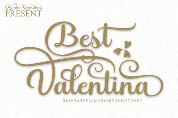 Best Valentina Font for Handmade Creations