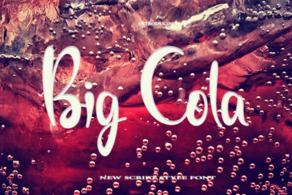 Big Cola: A Font That Elevates Your Brand's Visual Story