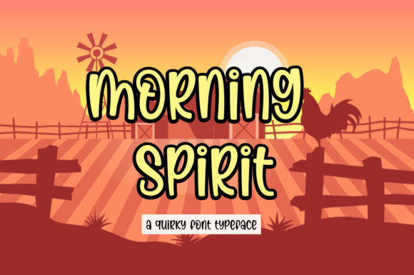Discover Morning Spirit: A Quirky Handwritten Font for Creative Projects