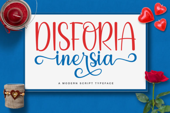 Disforia Inersia: A Luxurious Handwritten Font for Campaign Design