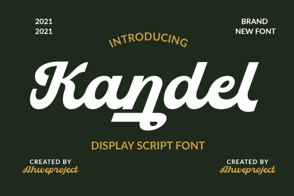 Kandel Font for Bold Branding and Eye-Catching Design