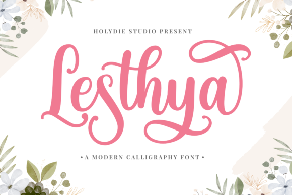 Lesthya Script Font Review for Branding Projects