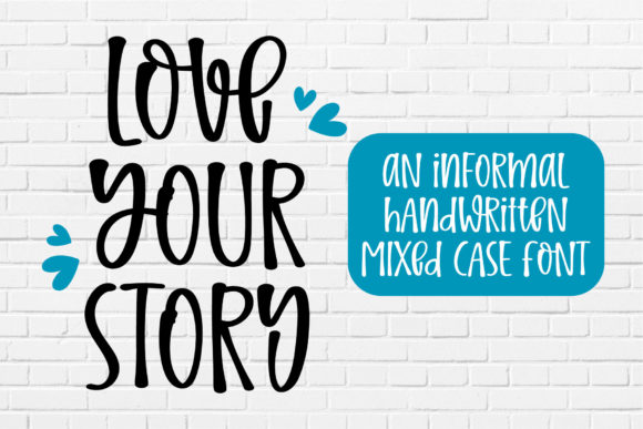 Love Your Story: A Handwritten Font for Modern Web Design