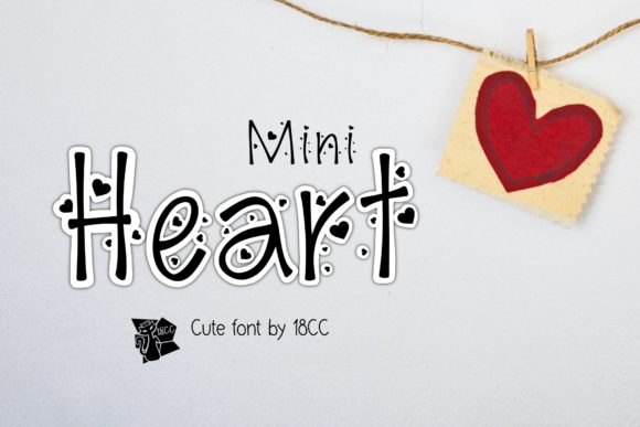 Mini Heart Font for Web and Digital Design
