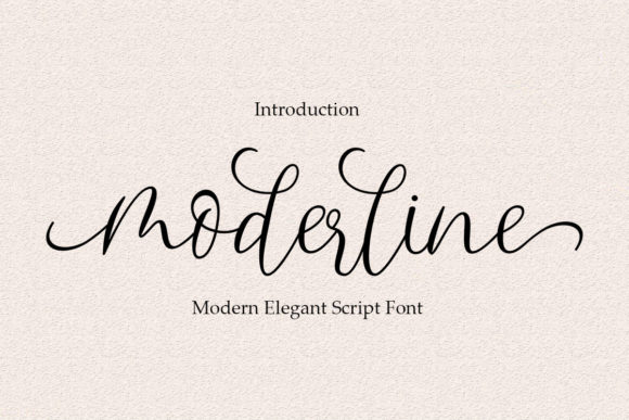 Moderline: A Handwritten Font for Modern Web Design