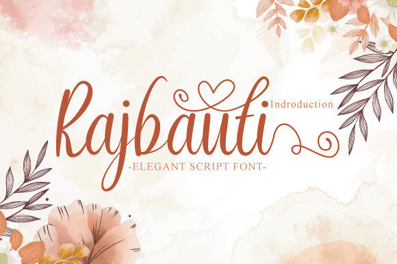 Rajbauti Script Font for Digital Branding