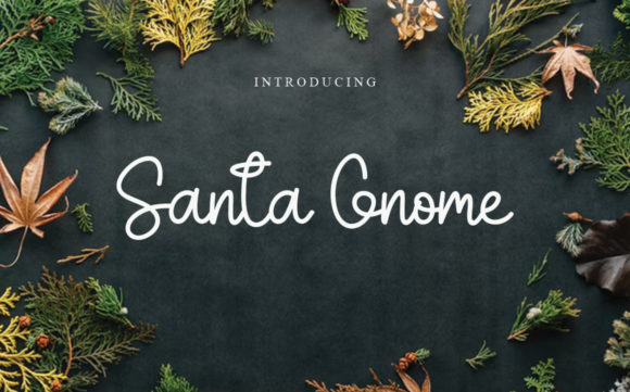 Santa Gnome Font for Festive Campaigns