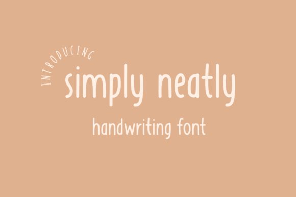 Simply Neatly: A Handwritten Font for Authentic Editorial Design