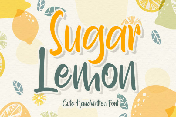 Sugar Lemon: A Playful Font for Handmade Creations