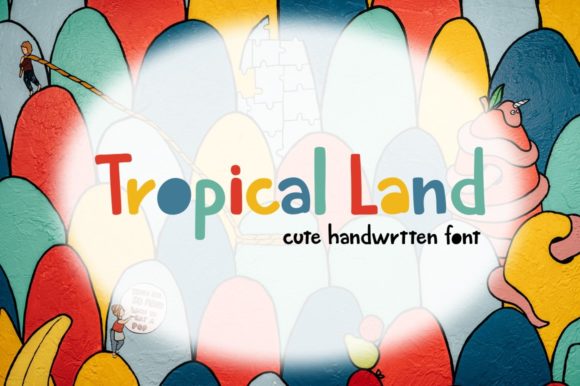 Tropical Land Font for Handmade Creations