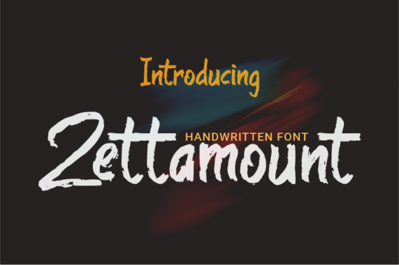 Zettamount Font for Trendy Campaign Design